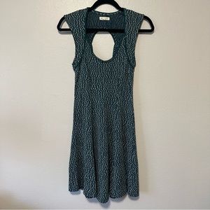Silence + Noise green A-line dress, size medium.